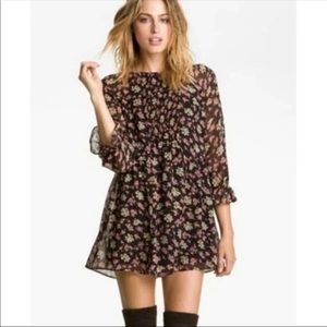 NWT Free People Doll Pants Combo Floral Tunic Dress